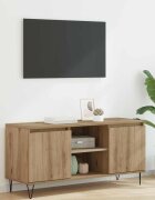 vidaXL ТВ шкаф 104 x 35 x 50 см Дъб Инженерна дървесина