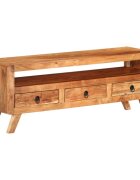 vidaXL ТВ шкаф 110x30x40 cм акациево дърво масив