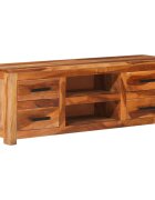vidaXL ТВ шкаф 110x30x40 cм дърво масив