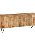 vidaXL ТВ шкаф 110x30x40 см масивно мангово дърво