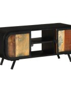 vidaXL ТВ шкаф 110x30x45 cм регенерирано дърво масив