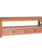 vidaXL ТВ шкаф 115x30x40 см махагоново дърво масив