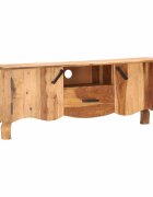 vidaXL ТВ шкаф 115x30x42 cм дърво масив