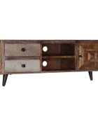 vidaXL ТВ шкаф 118x30x40 см мангово дърво масив