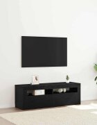 vidaXL ТВ шкаф 120 x 35 x 40 см Черния дъб Инженерна дървесина