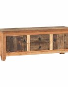 vidaXL ТВ шкаф 120x30x40 cм акация масив и регенерирано дърво масив