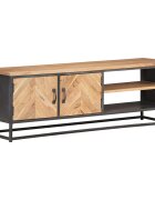vidaXL ТВ шкаф 120x30x40 см акациево дърво масив