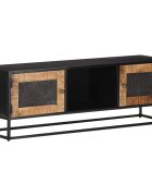 vidaXL ТВ шкаф 120x30x40 см грубо мангово дърво