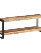 vidaXL ТВ шкаф 120x30x40 см грубо мангово дърво