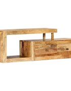 vidaXL ТВ шкаф 120x30x40 см мангово дърво масив