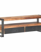 vidaXL ТВ шкаф 120x30x40 см масивна дървесина