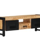 vidaXL ТВ шкаф 120x30x40 см масивно мангово дърво