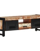 vidaXL ТВ шкаф 120x30x40 см масивно регенерирано дърво
