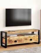 vidaXL ТВ шкаф 120x35x45 см мангово дърво масив