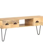 vidaXL ТВ шкаф 120x35x45 см мангово дърво масив