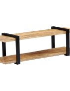 vidaXL ТВ шкаф 130x40x40 см мангово дърво масив