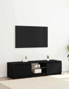 vidaXL ТВ шкаф 140 x 385 x 36 см Черния дъб Инженерна дървесина
