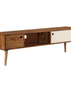 vidaXL ТВ шкаф 140x30x40 см акациево дърво масив