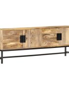 vidaXL ТВ шкаф 140x30x50 см манго масив