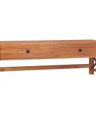 vidaXL ТВ шкаф 140x40x45 см тиково дърво