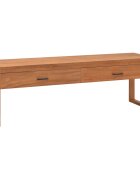 vidaXL ТВ шкаф 140x40x45 см тиково дърво