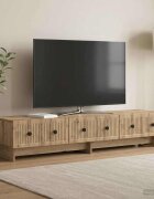 vidaXL ТВ шкаф 147 x 345 x 30 см Дъб артизан Инженерна дървесина