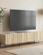vidaXL ТВ шкаф 147 x 345 x 32 см Дъб сонома Инженерна дървесина