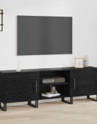vidaXL ТВ шкаф 150 x 30 x 50 cm Черния дъб Инженерна дървесина