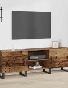 vidaXL ТВ шкаф 150 x 30 x 50 cm Старо дърво Инженерна дървесина