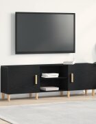 vidaXL ТВ шкаф 150 x 30 x 50 см Черния дъб Инженерна дървесина
