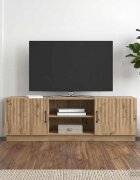 vidaXL ТВ шкаф 150 x 31 x 47 см Дъб артизан Инженерна дървесина
