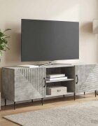 vidaXL ТВ шкаф 150 x 31 x 50 см Бетонно сиво Инженерна дървесина