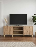 vidaXL ТВ шкаф 150 x 31 x 50 см Дъб артизан Инженерна дървесина