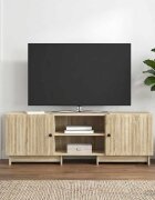 vidaXL ТВ шкаф 150 x 31 x 50 см Дъб сонома Инженерен дървен материал