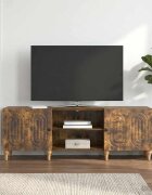 vidaXL ТВ шкаф 150 x 31 x 50 см Опушен дъб Инженерна дървесина