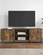 vidaXL ТВ шкаф 150 x 31 x 50 см Опушен дъб Инженерна дървесина