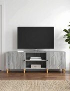 vidaXL ТВ шкаф 150 x 31 x 50 см Сива сонома Инженерна дървесина