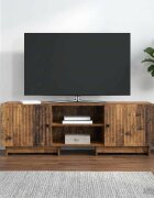 vidaXL ТВ шкаф 150 x 31 x 50 см Старо дърво Инженерен дървен материал