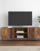 vidaXL ТВ шкаф 150 x 31 x 50 см Старо дърво Инженерна дървесина