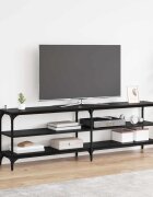 vidaXL ТВ шкаф 160 x 30 x 50 см Черния дъб
