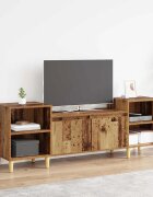 vidaXL ТВ шкаф 160 x 35 x 55 см Старо дърво Инженерна дървесина