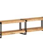 vidaXL ТВ шкаф 160x30x40 см мангово дърво масив