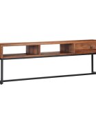 vidaXL ТВ шкаф 160x30x45 см акациево дърво масив