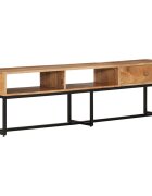 vidaXL ТВ шкаф 160x30x45 см акациево дърво масив