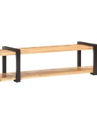 vidaXL ТВ шкаф 160x40x40 см грубо мангово дърво масив