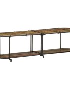 vidaXL ТВ шкаф 160x42x40 cm Масивна дървесина Възстановена