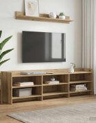 vidaXL ТВ шкаф 168 x 33 x 47 см Дъб артизан Инженерна дървесина