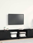vidaXL ТВ шкаф 2 бр. Черния дъб Инженерна дървесина
