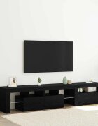 vidaXL ТВ шкаф 2 pcs Черния дъб 200 x 365 x 40 см Инженерно дърво