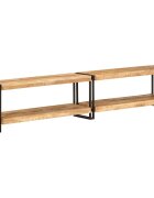 vidaXL ТВ шкаф 200x30x40 см мангово дърво масив